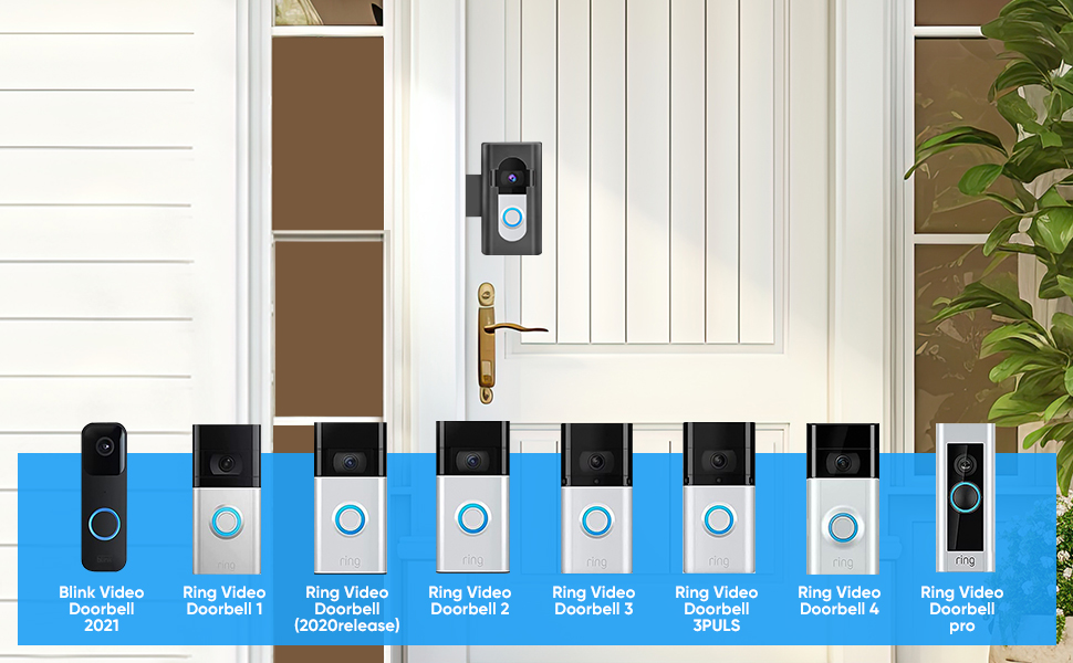 The doorbell bracket is suitable for Blink Video Doorbell 2011 Ring Video Doorbell