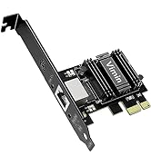 VIMIN 2.5G Base-T PCIe Network Card with Realtek RTL8125B - Transform PCIe Slot into 2.5G Etherne...