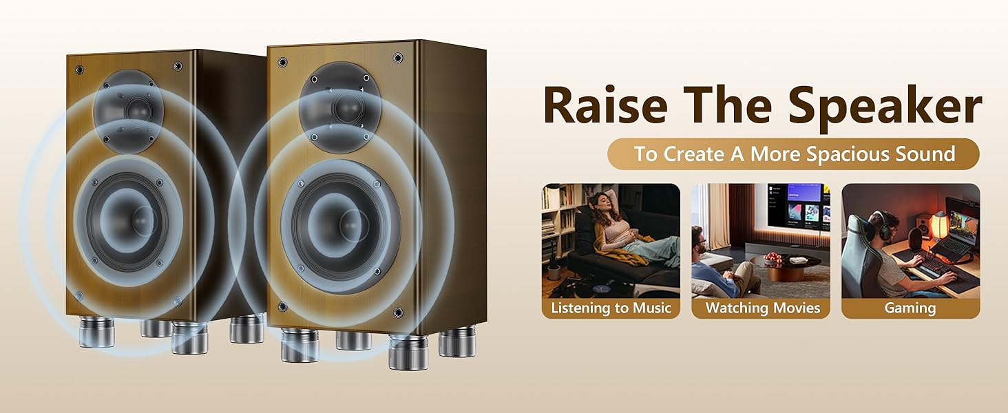 Speaker Isolation Feet