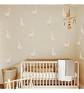 QUCHENG Boho Watercolor Nursery Wall Stickers Kid Room Wall Decals Removable DIY Decor PVC 4 Sheets