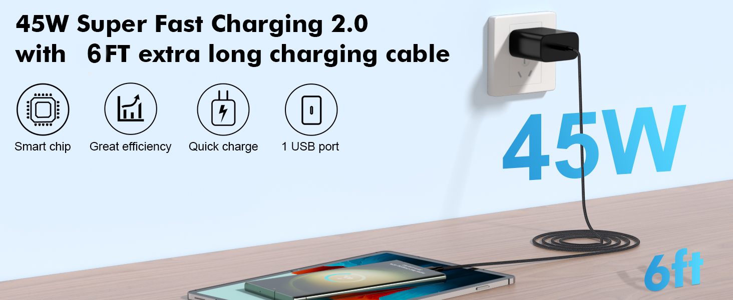 super fasr charger 45w faster