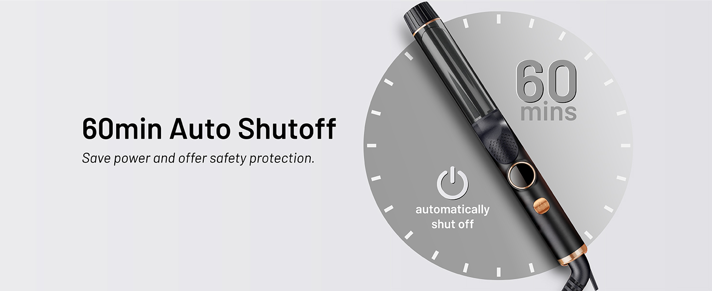 60 minutes auto shutoff
