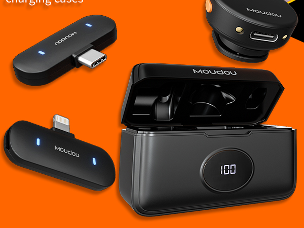 moudou runtime 7hrs charger case