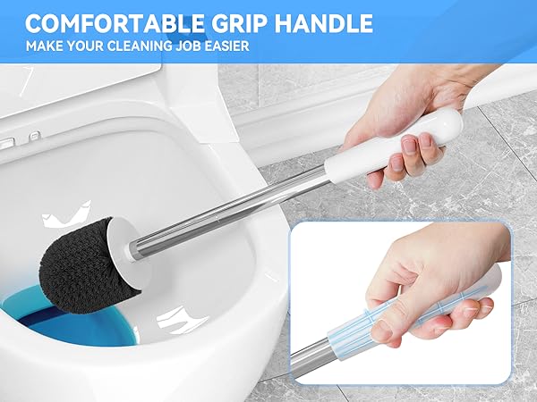 Toilet brush and holder set