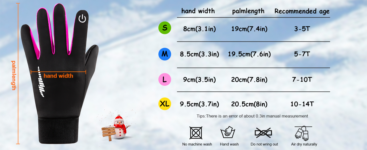 kids winter gloves