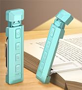 Glocusent Extendable Book Light for Reading at Night, 5 Enhanced Brightness &amp; 3 Colors with Sleep...