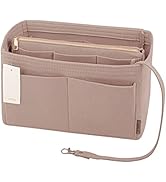 Purse Organizer Insert, Felt Bag organizer with zipper, Handbag &amp; Tote Shaper, For Speedy Neverfu...