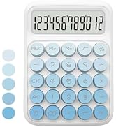 Blue Calculator, UPIHO Standard Calculator,Gradient Blue Calculator with 12 Digit Display and Big...