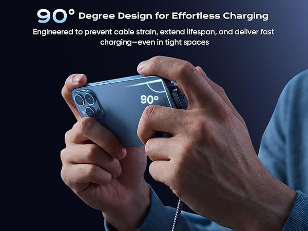 usb c 90 degree cable