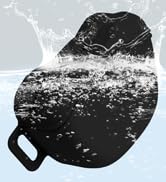 black silicone dog treat pouch