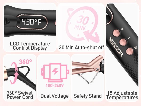 W889-9 CURLING IRON