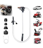Fuel Transfer Pump with Auto-Stop, 3.8 Gallon per Min, Battery &amp; USB Powered, 51" Extra Long Hose...