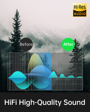 Ear Headphones HiFi Stereo