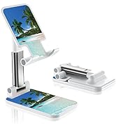 Foldable Phone Stand for Desk,Angle of View Adjustable Cell Phone Stand,Phone Holder for Desk/ipa...