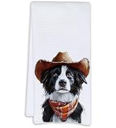 Cabana Bro Border Collie Gifts Kitchen Towels, Border Collie Gifts for Women Men Decorative Hand ...