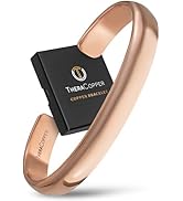 TheraCopper Copper Bracelet for Men &amp; Women — 100% Pure Copper Bracelets — Raw, Solid &amp; Uncoated ...