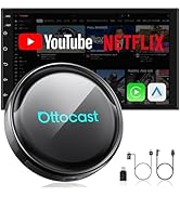 Ottocast P3 Pro AI Box Wireless CarPlay &amp; Android Auto Adapter, Android 13 Smart Car Multimedia B...