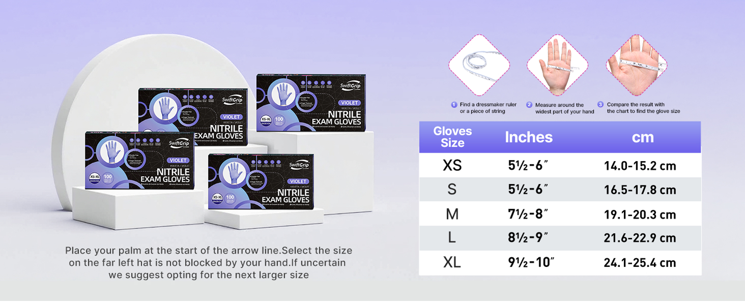 Disposable Nitrile Exam Gloves