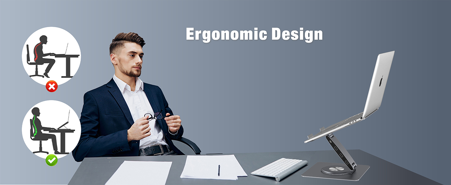 ergonomic laptop stand ergonomic laptop riser ergonomic laptop holder