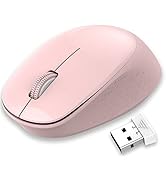 LeadsaiL Wireless Mouse for Laptop 2.4G Silent Cordless USB Mouse Slim Wireless Optical Computer ...