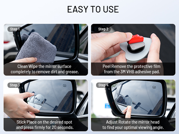 WildAuto Blind Spot Mirror