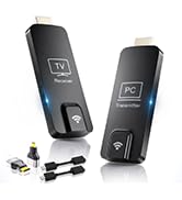 ORIVISION Wireless HDMI Transmitter and Receiver 328FT/100M,5.8G/2.4G Display Adapter Dongle for ...