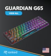 Ranked G65 Guardian 65% Form Factor | Full Aluminum Frame | Hot Swappable Mechanical Gaming Keybo