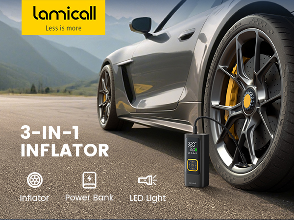 Tire Inflator Portable Air Compressor