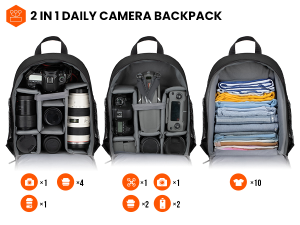 most comfortable camera backpack