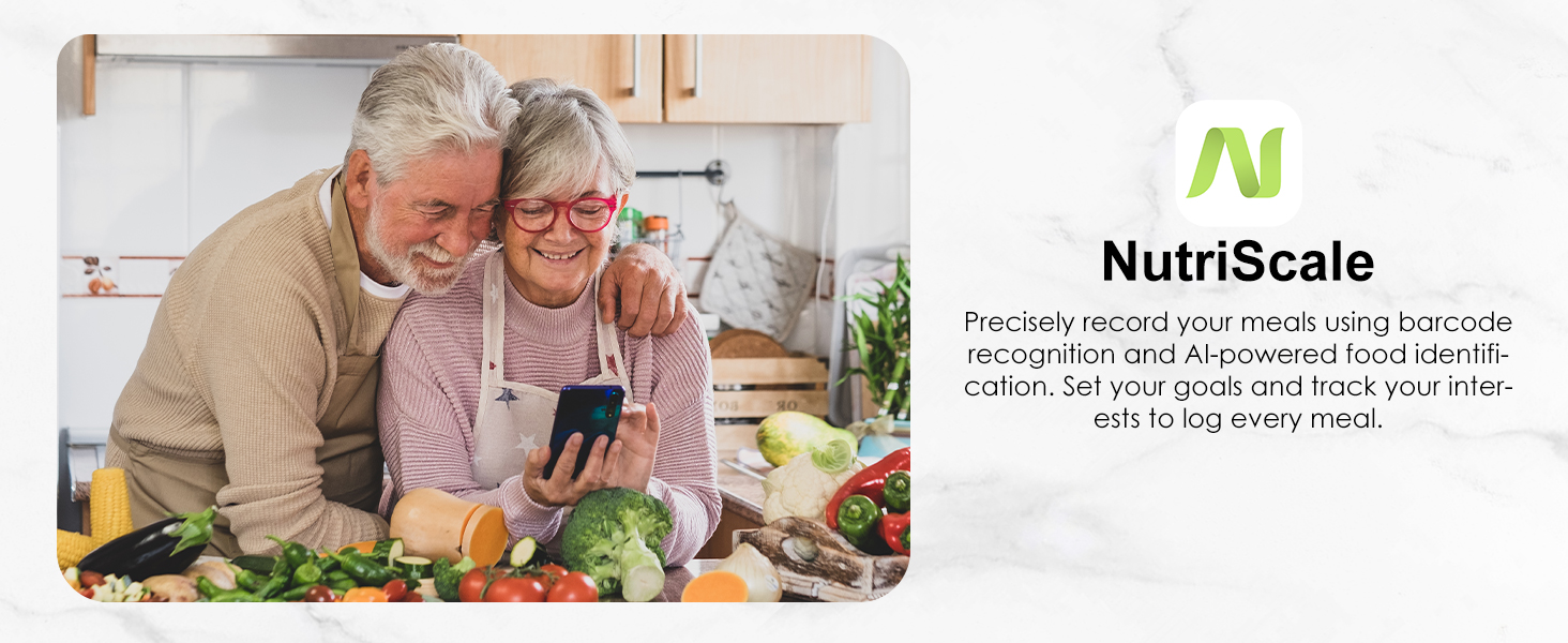 Smart Food Kitchen Scale with Nutritional Calculator