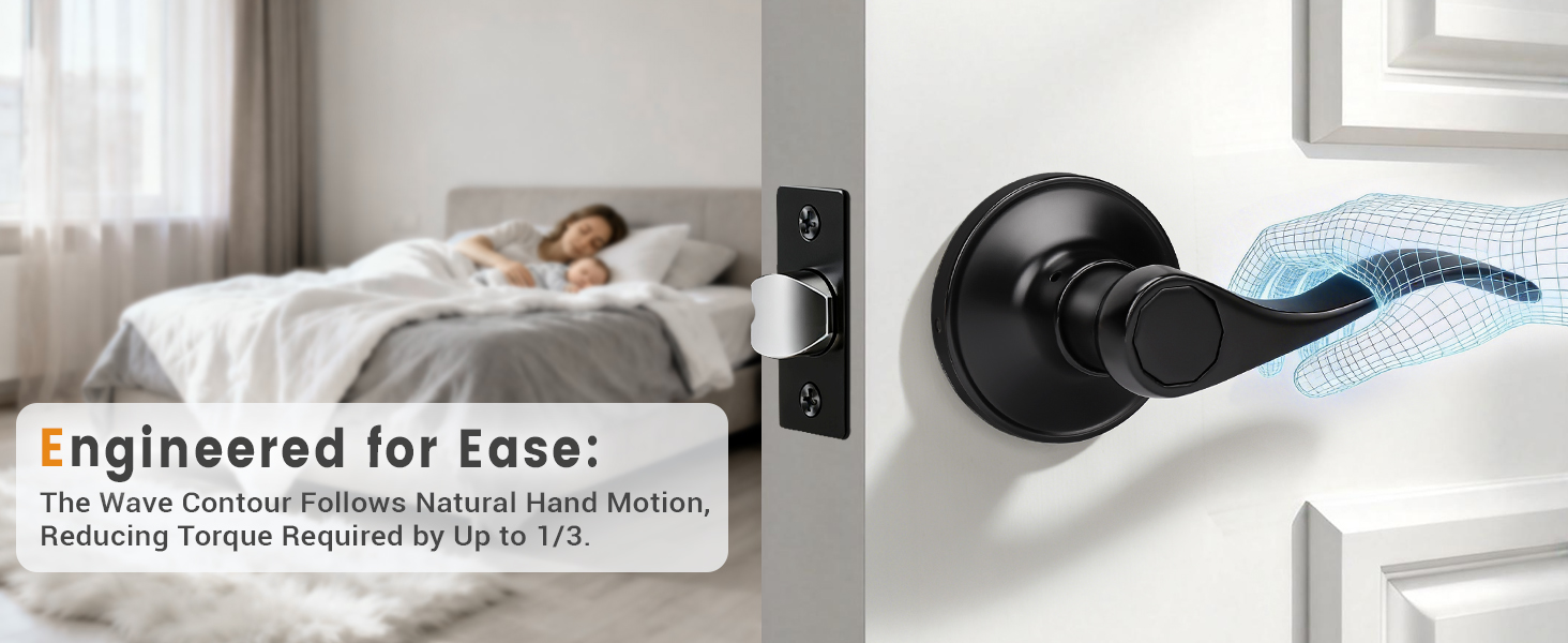 DOOR KNOB MATTE BLACK
