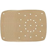 Air Fryer Parchment Paper, Set of 200, 8.5 Inch Unbleached Perforated Square Air Fryer Liner Shee...
