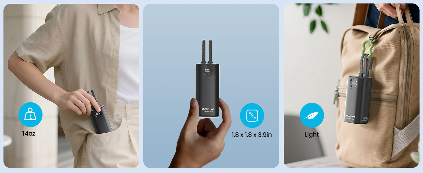 portable power bank iphone 12 compact small size pocket travel must have