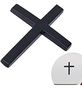 Metal Cross Decals for Cars, 2.5