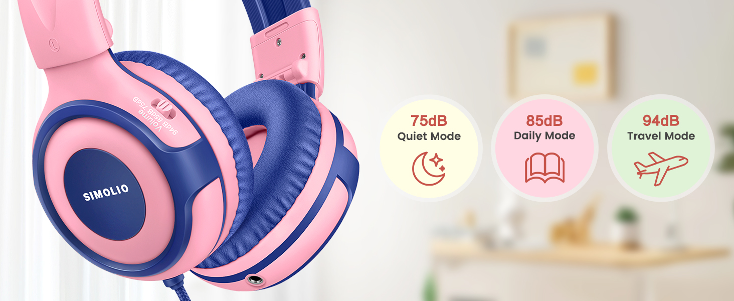 Kids Headphones 902P Safe Volume