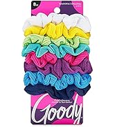 Goody Ouchless Womens Hair Scrunchie - 8 Count, Assorted Rainbow - Suitable for All Hair Types - ...