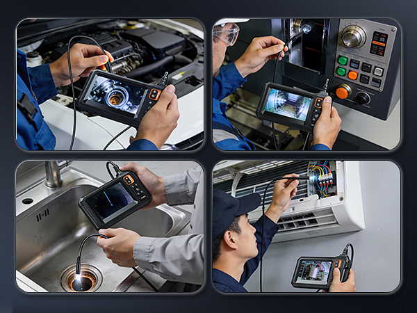 endoscope camera with light