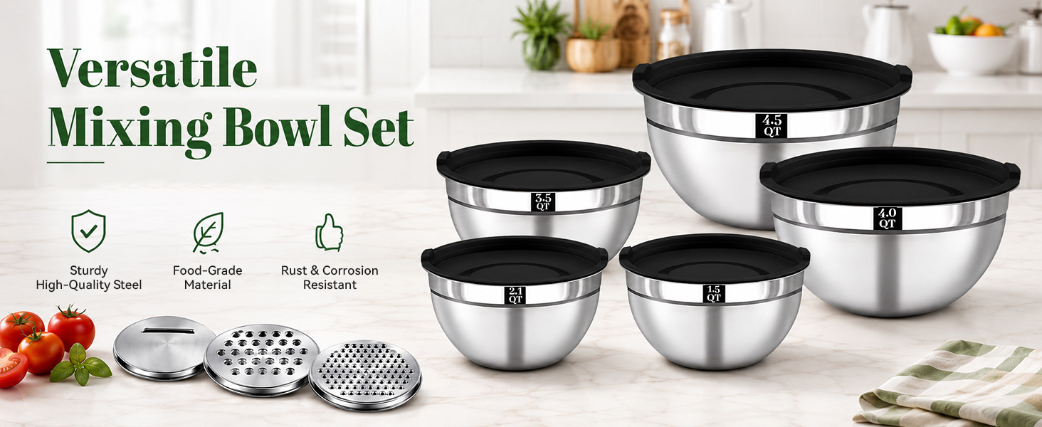 mixing bowls