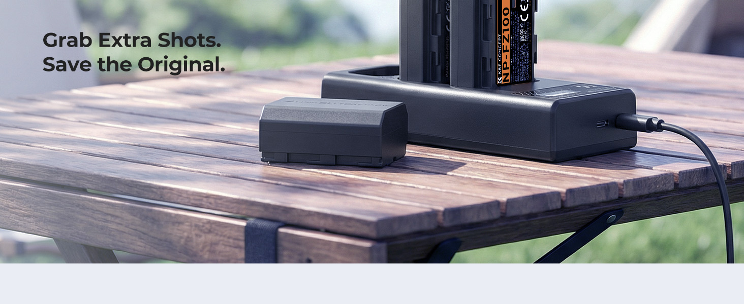 3 pack NP-FZ100 battery with 3-slot charger