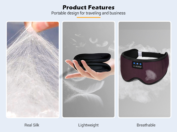 Side Sleepers Sleep Eye Mask Music