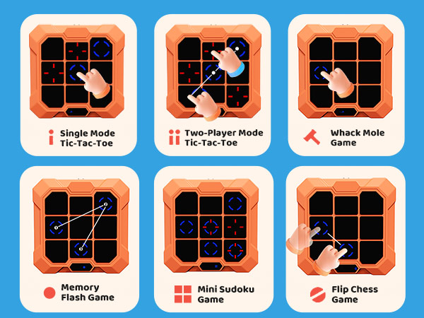 electronic tic tac toe game