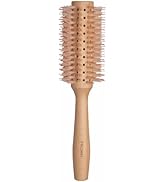 Fromm Mission Sleek Vented Round Boar Brush for Smooth, Lustrous Blowouts Even on Frizz-Prone Hai...