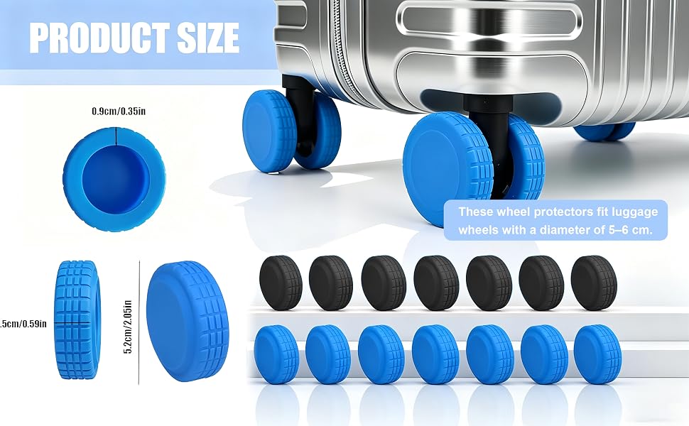 Luggage Wheel Covers