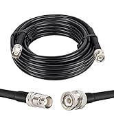 MOOKEERF BNC Male to BNC Female Coaxial Cable 50 ohm RG8X Coax Cable Ultra Low Loss BNC Jumper Ca...