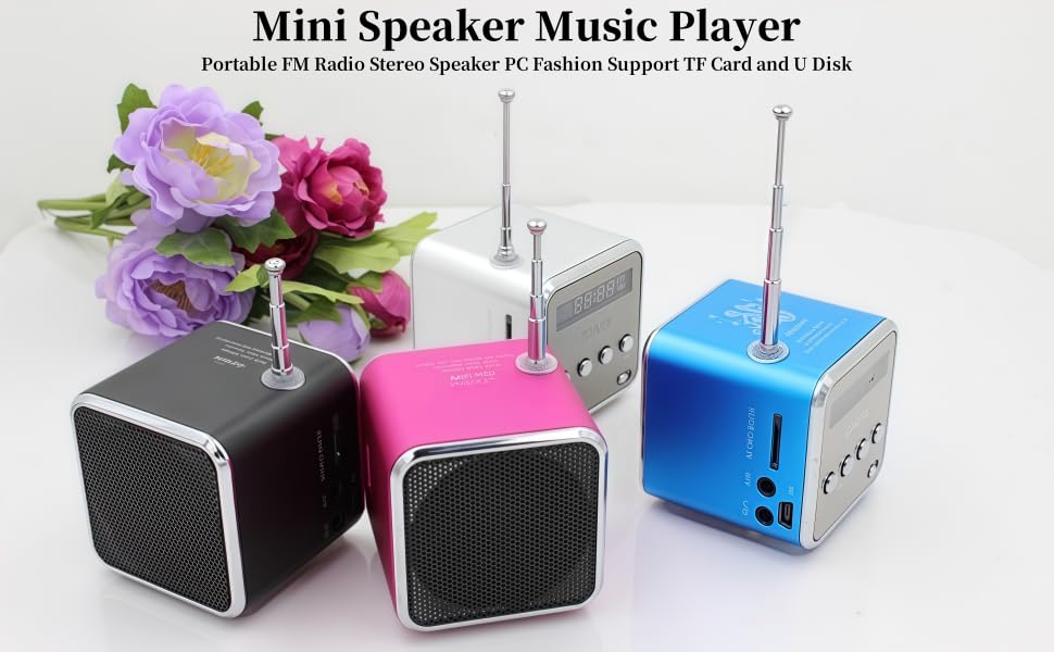 Mini Speaker Music Player Mini Music Player Mini Speaker Portable Speaker portable fm radio