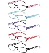 Kerecsen Reading Glasses 5 Pack Great Value Ladies Readers Quality Fashion Glasses for Women