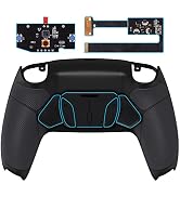 eXtremeRate Black Rubberized Grip Programable RISE4 Remap Kit for PS5 Controller BDM 010 &amp; BDM 02...