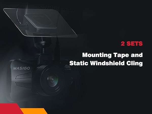 Mounting Tape and Static Windshield Cling