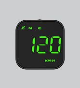 wiiyii G4S Digital GPS Speedometer, New HUD Car Head Up Display with Digital Speed in MPH KPH, Un...