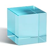 QFkris K9 Crystal Optical Glass Prism Cube Paperweight Ornament Art Glass Figurine Table Home Col...